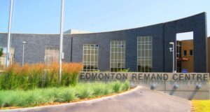 Edmonton Remand Centre, Endicott Brick, Manganese, Ironspot, Velour, Utility Brick, large black building.
