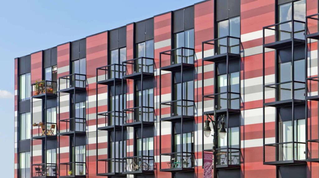 Nichiha Fiber Cement - multifamliy- building