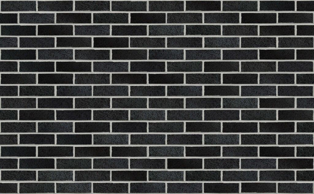 Endicott Manganese Ironspot, Velour picture shiny black brick ruff texture