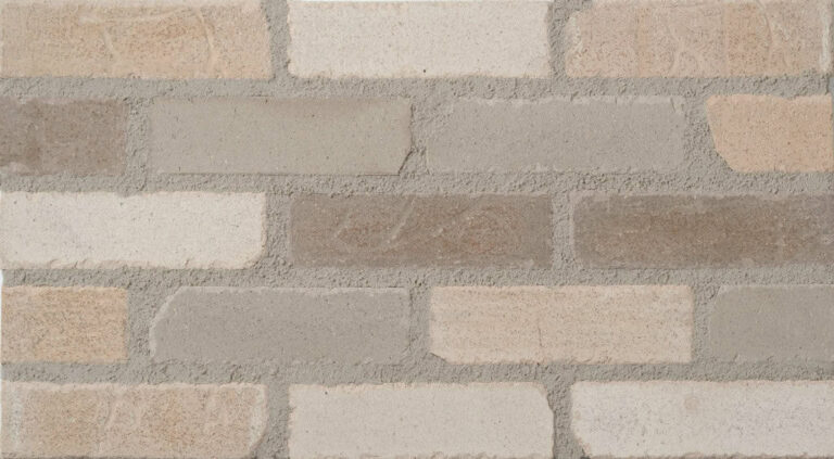 Glen Gery Brick Towne, Depot Thin Brick picture beiges and greys brick