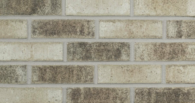 Glen-Gery Garrison Grey - Bigler Plant picture cream and dark brown brick