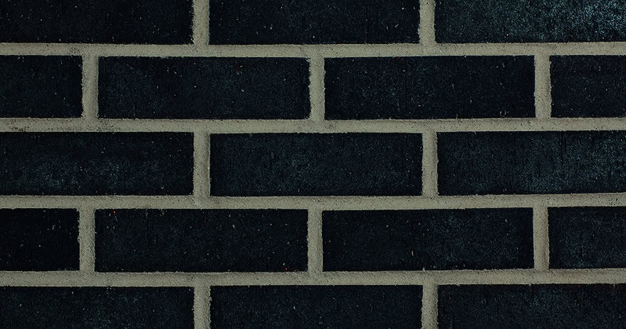 Glen Gery Vintage Black Velour Textured Brick