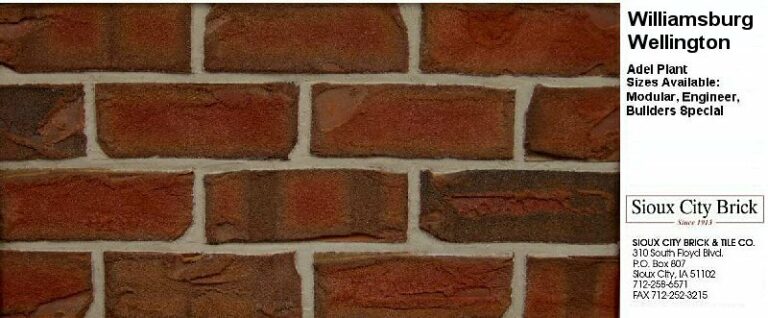 glen gery wellington williamsburgh red brick